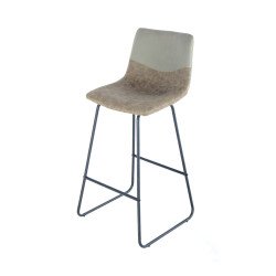 Barstuhl Kylie 525 2er-Set Taupe / Graubraun / Schwarz