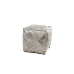 Lavish Pouf 210 Grau / Silber 45cm x 45cm