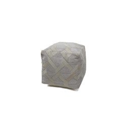Chimera Pouf 125 Elfenbein 45cm x 45cm