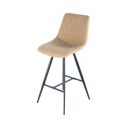 Barstuhl Frances 425 2er-Set Taupe / Schwarz