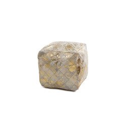 Lavish Pouf 210 Elfenbein / Gold 45cm x 45cm