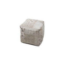 Gleam Pouf 560 Weiß 40cm x 40cm